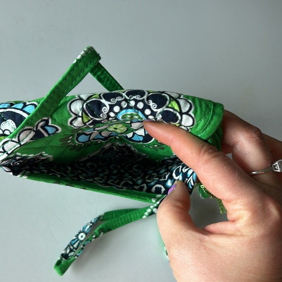 Vera Bradley Green and Blue Mini Cupcake Small Crossbody - Picture 5 of 5